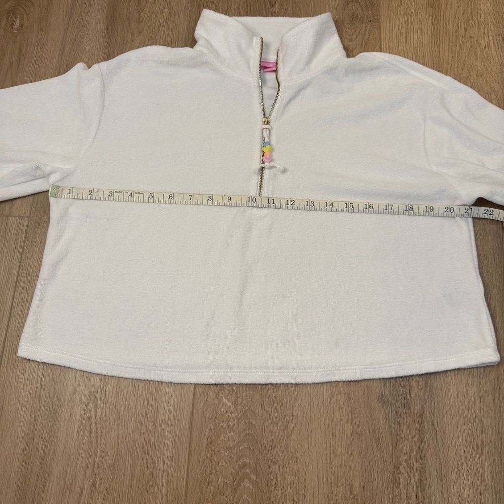 Stony Clover Lane x Target Sweatshirt -Cropped Half Zip - Picture 7 of 9
